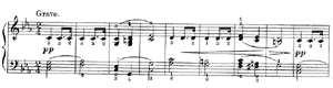 The Doll's Burial  opus 39 no 8 C-Minor by Peter Ilyitch Tchaikovsky piano sheet music