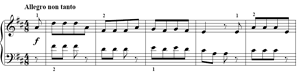 Ballet  no 19 D-Major by Daniel Gottlob T�rk piano sheet music