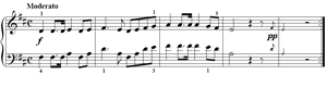 Horns and their echo  no 24 D-Major by Daniel Gottlob T�rk piano sheet music