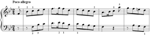 A Cheerful Spririt  no 27 B-flat Major by Daniel Gottlob T�rk piano sheet music