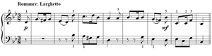 Song of a Knight in the Darkening Wood  no 28 G-Minor by Daniel Gottlob T�rk piano sheet music