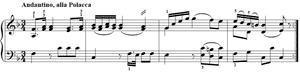 A Light Song  no 44 F Major by Daniel Gottlob T�rk piano sheet music