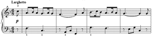 A Soft-Hearted Man  no 12 F Major by Daniel Gottlob T�rk piano sheet music