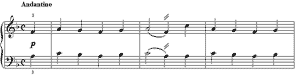 Cradle Song  no 5 F-Major by Daniel Gottlob T�rk piano sheet music