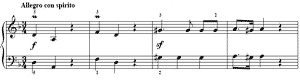 Mordents  no 15 D Minor by Daniel Gottlob T�rk piano sheet music