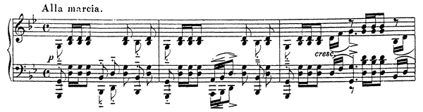 Prelude Op. 23 No. 5  in G Minor by Rachmaninoff piano sheet music