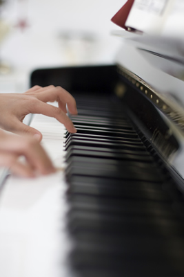 piano playing