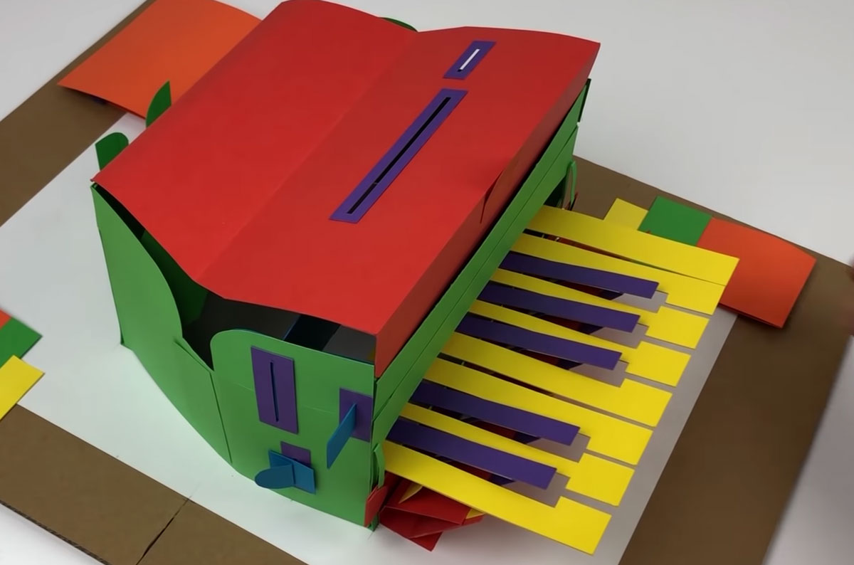 Paper piano. Пианино паперкрафт. Pop up Piano игрушка. Mario Mad Piano. Accordion from paper a4 pdf.