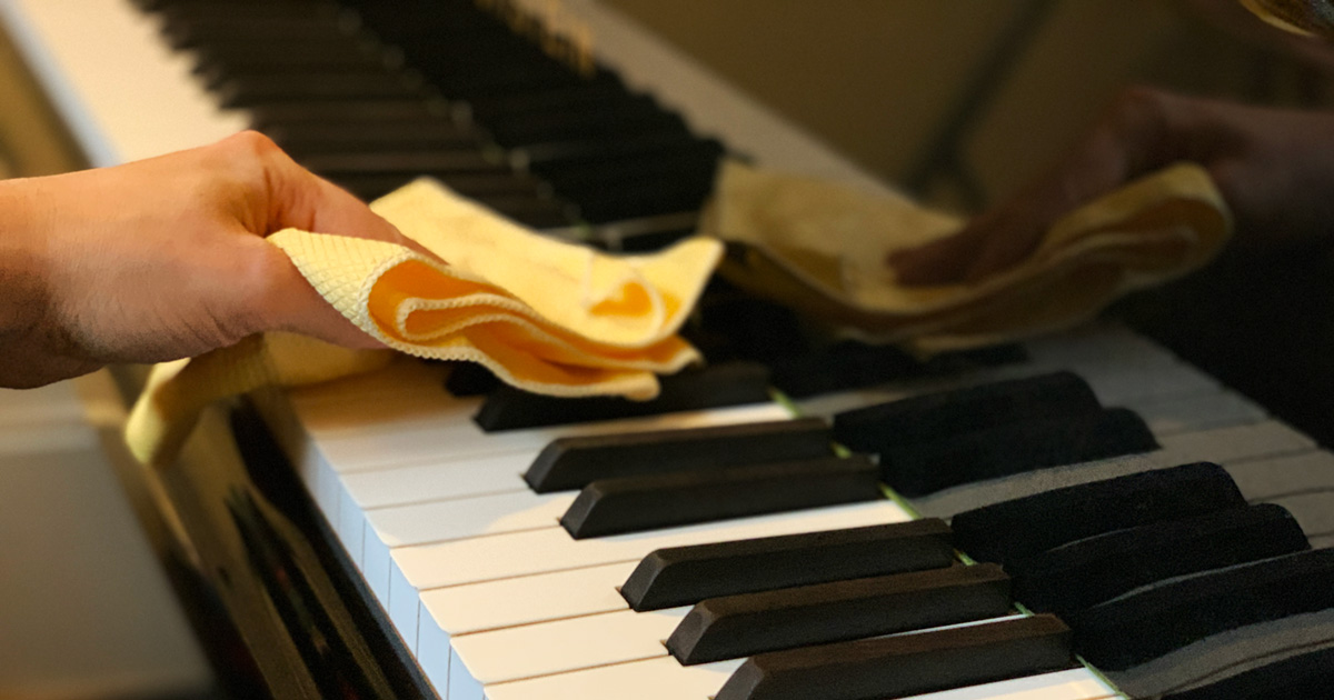 How To Restore Yellow Piano Keys