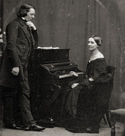 Robert and Clara Schumann, 1850