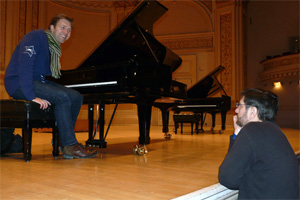 Andsnes choses piano Leif Ove selected between a NY and Hamburg Steinway for his CH recital.