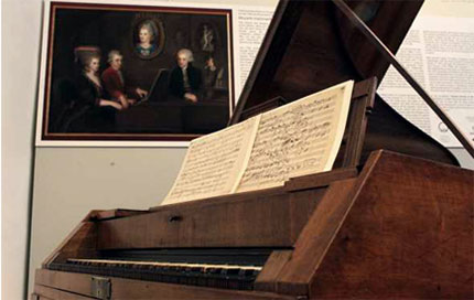 The fortepiano that Mozart played almost daily during his last nine years.