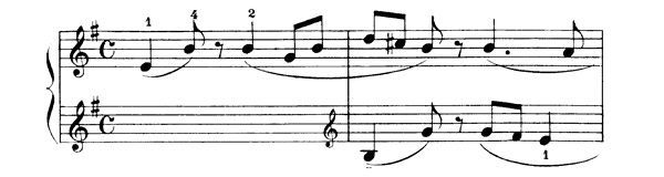 Au temps jadis Op. 103   No. 12  in E Minor 
by Bonis piano sheet music