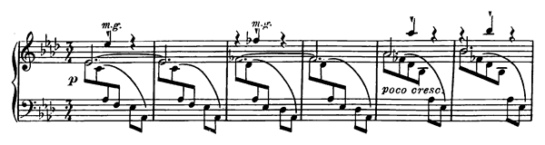 Écho Op. 89    in A-flat Major 
by Bonis piano sheet music