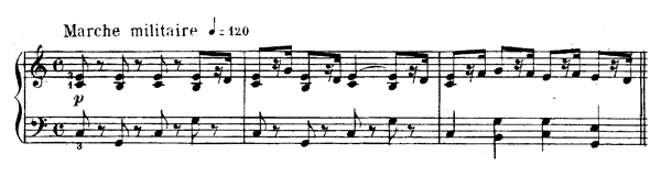 Marche militaire Op. 92   No. 5  in C Major 
by Bonis piano sheet music