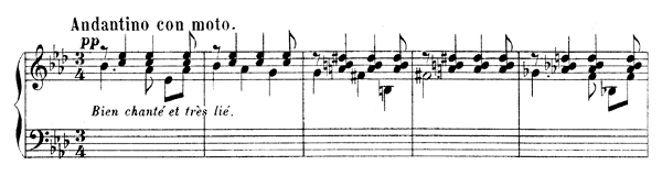 Pensées d'automne Op. 19    in A-flat Major 
by Bonis piano sheet music