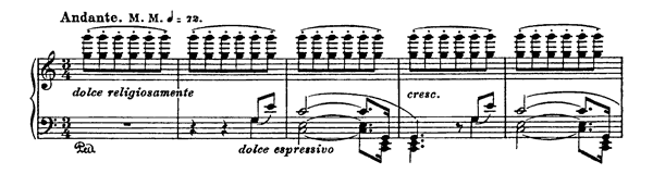 Un soir dans les montagnes  S . 156/11  in C Major 
by Liszt piano sheet music