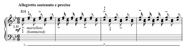 At the Blacksmith Op. 8   No. 5  in B-flat Major 
by Maykapar piano sheet music