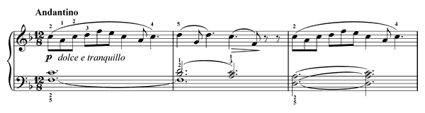 Quiet Morning Op. 33 No. 13  in F Major 
by Maykapar piano sheet music
