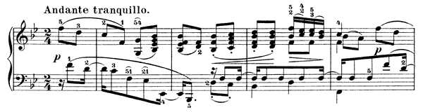 Andante tranquillo (Song of the Pilgrim) Op. 67 No. 3  in B-flat Major 
by Mendelssohn piano sheet music