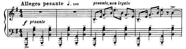 Montagues and Capulets Op. 75   No. 6  in E Minor 
by Prokofiev piano sheet music
