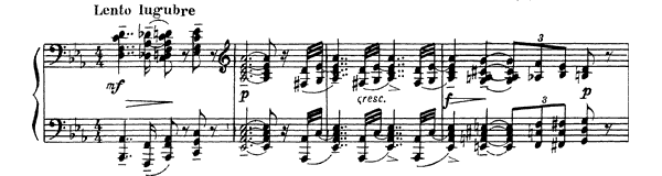 Etude-Tableau 7 Op. 39 No. 7  in C Minor 
by Rachmaninoff piano sheet music