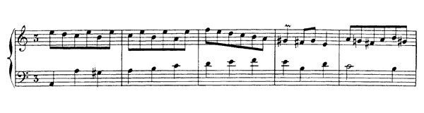 Minuet   in A Minor 
by Rameau piano sheet music
