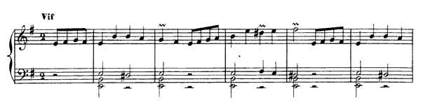 Tambourin   in E Minor 
by Rameau piano sheet music