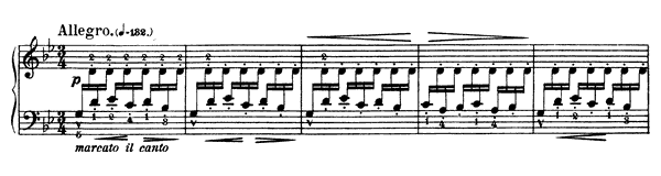 1. Prelude / Asturias Op. 232 No. 1  in G Minor by Albéniz piano sheet music