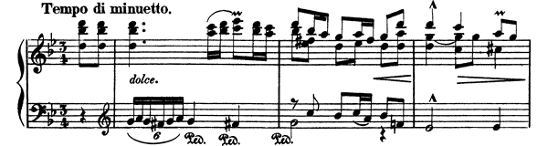 1. Minuetto   in G Minor by Albéniz piano sheet music