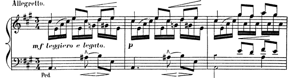 1. The Spring Op. 201 No. 1  in A Major by Albéniz piano sheet music