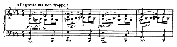Bajo la palmera (Cuba) Op. 232 No. 3  in E-flat Major by Albéniz piano sheet music