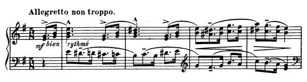 Zortzico   in E Minor by Albéniz piano sheet music