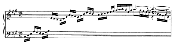 English Suite 1 - BWV 806 in A Major by Bach