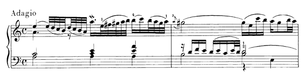 Sonata - after Reinken BWV 965    in A Minor by Bach piano sheet music