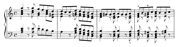 Sonata BWV 967    in A Minor by Bach piano sheet music