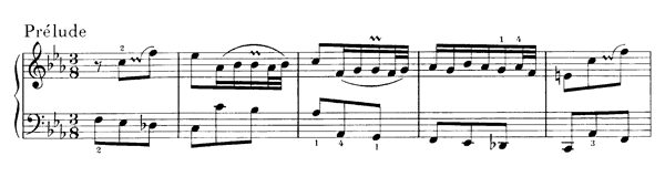 Suite BWV 823    in F Minor by Bach piano sheet music