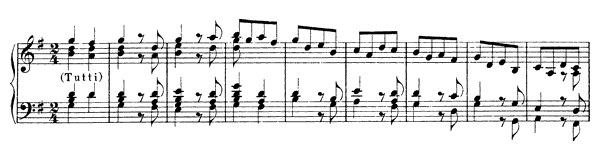 Vivaldi: Violin Concerto op. 7 no. 2 BWV 973  in G Major by Bach piano sheet music