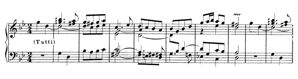 Vivaldi: Violin Concerto op. 4 no. 6 BWV 975  in G Minor by Bach piano sheet music