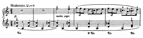 4. Song of the Mountain Horn   in A Minor by Bartók piano sheet music