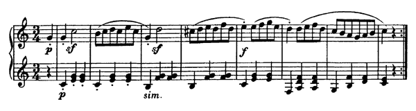 12 German Dances  WoO 8  by Beethoven piano sheet music