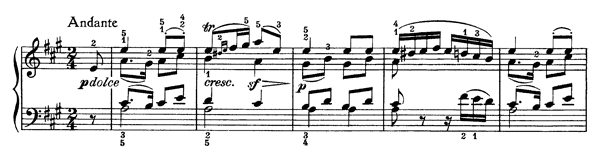 Bagatelle Op. 33 No. 4  in A Major by Beethoven piano sheet music