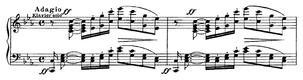 Choral Fantasy Op. 80  in C Minor by Beethoven piano sheet music