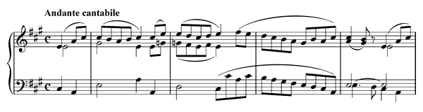 Bagatelle - Op. 119 No. 4 in A Major by Beethoven