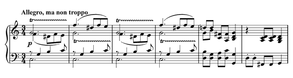 Bagatelle - Op. 119 No. 7 in C Major by Beethoven