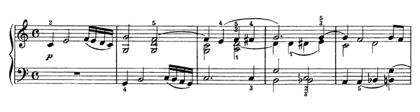 Prelude Op. 39 No. 1  in C Major by Beethoven piano sheet music
