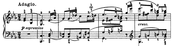 Sonata 26 (Les adieux) Op. 81  in E-flat Major by Beethoven piano sheet music