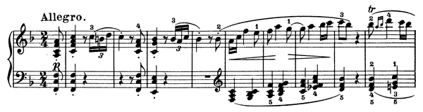 Sonata 6 Op. 10 No. 2  in F Major by Beethoven piano sheet music