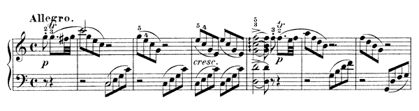 Sonatina 5  WoO 51  in C Major by Beethoven piano sheet music