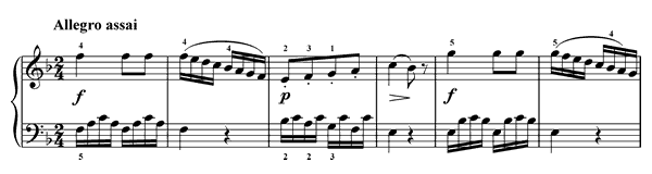 Sonatina 7 -  Anh. 5/2 in F Major by Beethoven